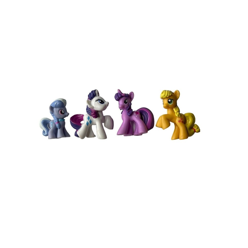 My Little Pony Lot Of 6 Silver Spoon, Rainbow Equestria Favorites, Mixed Lot Toy